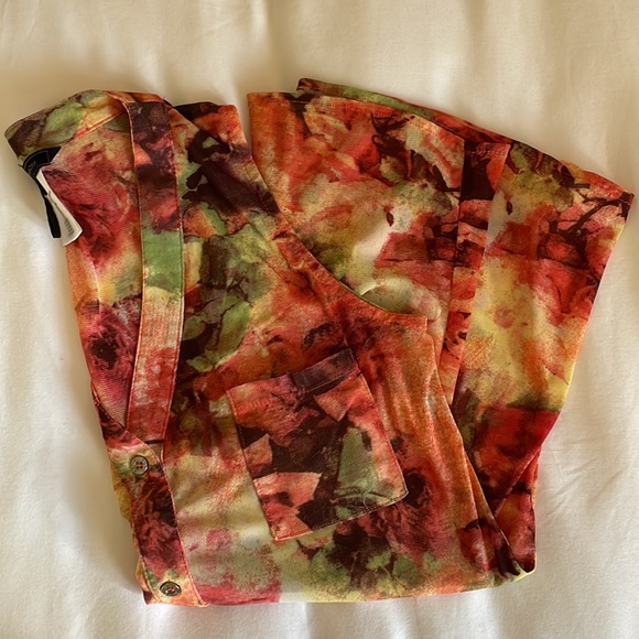 BCBG sleeveless semi-sheer blouse size S - Picture 1 of 4